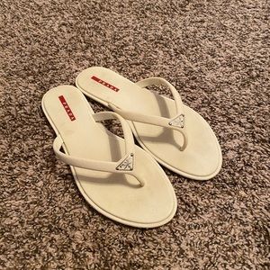 Authentic Prada flip flops